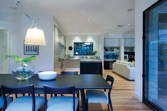 Interior - Dining Room for Modern House Plan #496-18 - 4 bed, 2.5 bath