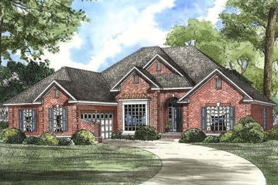 Exterior - Front Elevation 3 for Traditional House Plan #17-155 - 4 bed, 2 bath