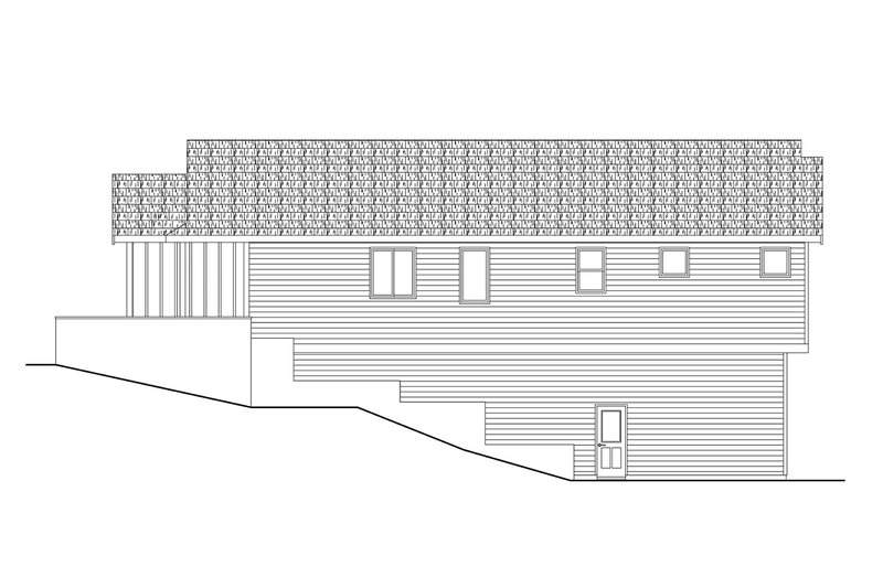 Home Plan - Exterior - Other Elevation 2 for Craftsman House Plan #124-1391 - 3 bed, 2 bath