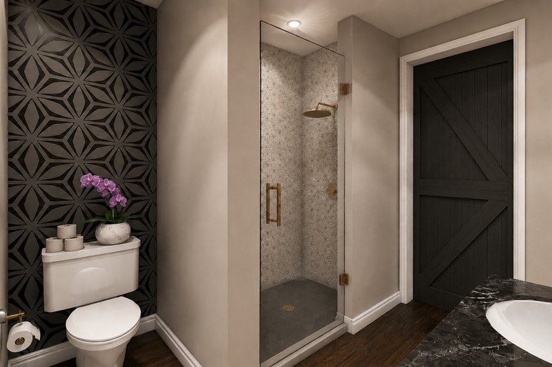 Architectural House Design - Interior - Master Bathroom for Modern House Plan #1064-496 - 2 bed, 2 bath
