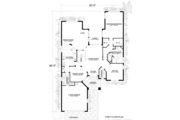 Mediterranean Style House Plan - 4 Beds 3.5 Baths 3250 Sq/Ft Plan #420-139 