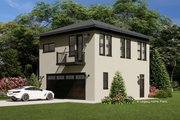 Contemporary Style House Plan - 2 Beds 1 Baths 819 Sq/Ft Plan #932-663 