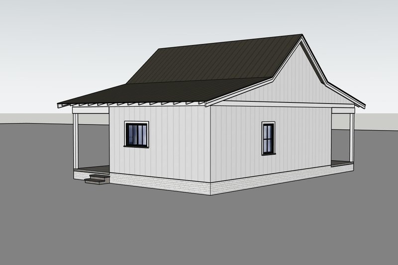 Dream House Plan - Exterior - Other Elevation 2 for Country House Plan #1105-20 - 1 bed, 1 bath