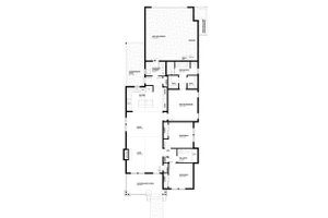 Floor Plan - Main Floor for Craftsman House Plan #895-106 - 3 bed, 2 bath