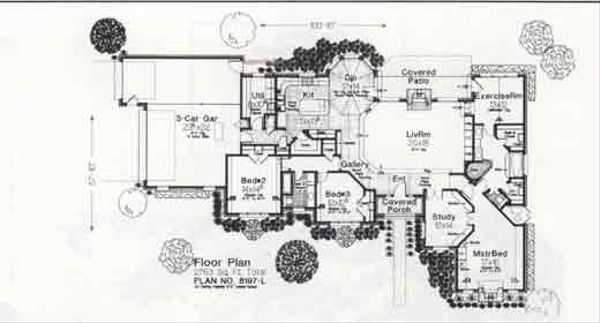 Colonial Floor Plan - Main Floor Plan #310-885