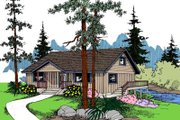 Bungalow Style House Plan - 3 Beds 2 Baths 1778 Sq/Ft Plan #60-571 