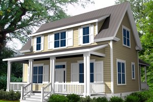 Exterior - Other Elevation for Farmhouse House Plan #461-23 - 3 bed, 2.5 bath