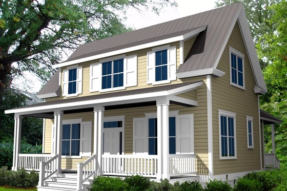 Exterior - Other Elevation for Farmhouse House Plan #461-23 - 3 bed, 2.5 bath