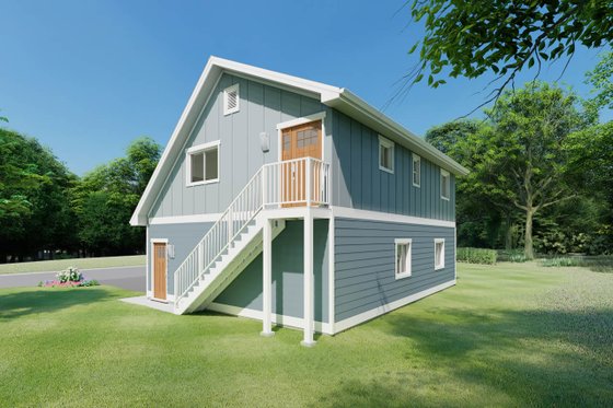 Exterior - Other Elevation for Traditional House Plan #126-161 - 2 bed, 1 bath