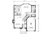 European Style House Plan - 3 Beds 1.5 Baths 1815 Sq/Ft Plan #138-287 