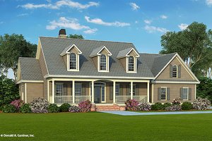 Country Exterior - Front Elevation Plan #929-20