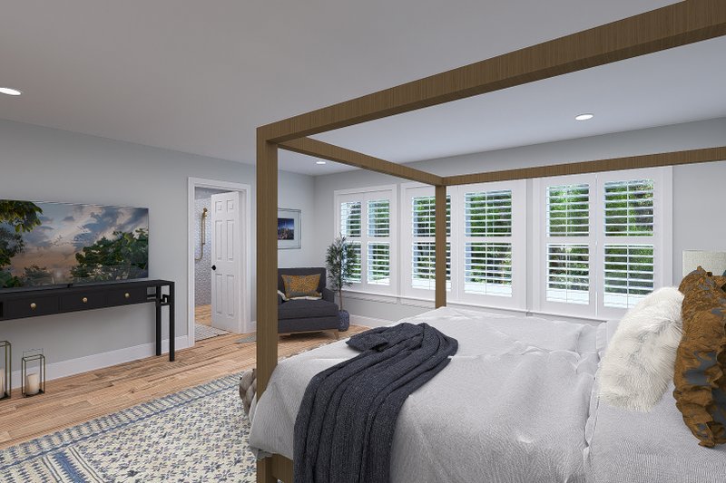 Architectural House Design - Interior - Master Bedroom 2 for Farmhouse House Plan #1060-245 - 3 bed, 2.5 bath