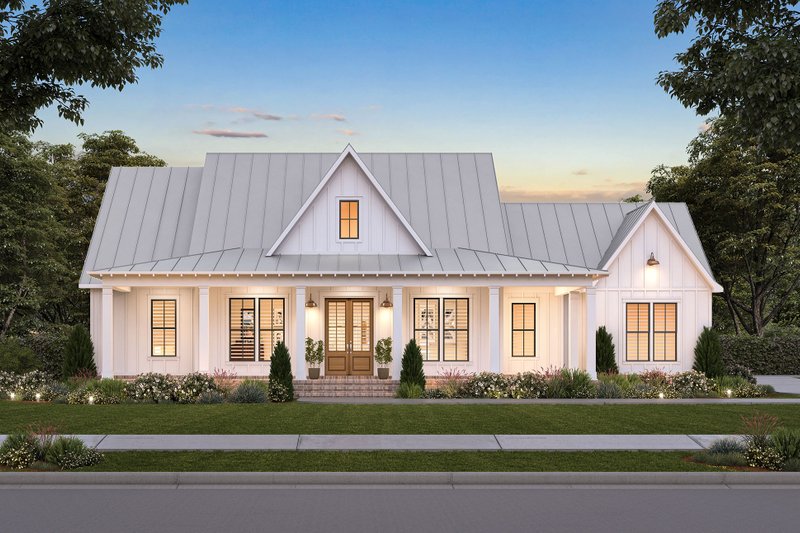 House Design - Farmhouse Exterior - Front Elevation Plan #1074-53
