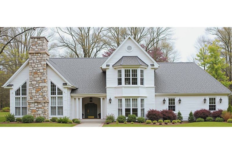 House Plan Design - Traditional Exterior - Front Elevation Plan #3-174