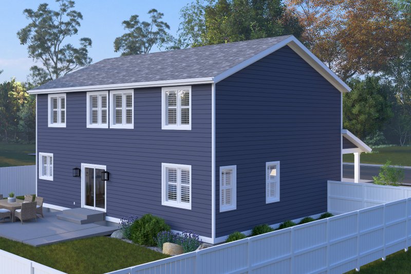 Home Plan - Exterior - Rear Elevation 2 for Farmhouse House Plan #1060-360 - 4 bed, 2.5 bath