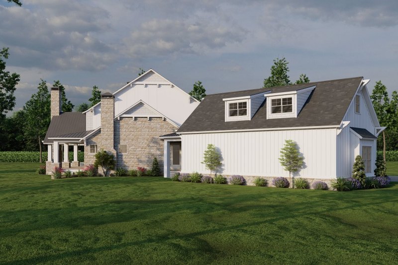 Dream House Plan - Exterior - Other Elevation 2 for Farmhouse House Plan #923-377 - 4 bed, 3.5 bath