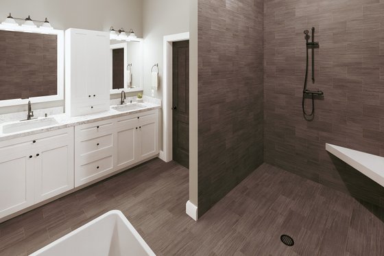 Interior - Master Bathroom 2 for Barndominium House Plan #44-282 - 4 bed, 3 bath
