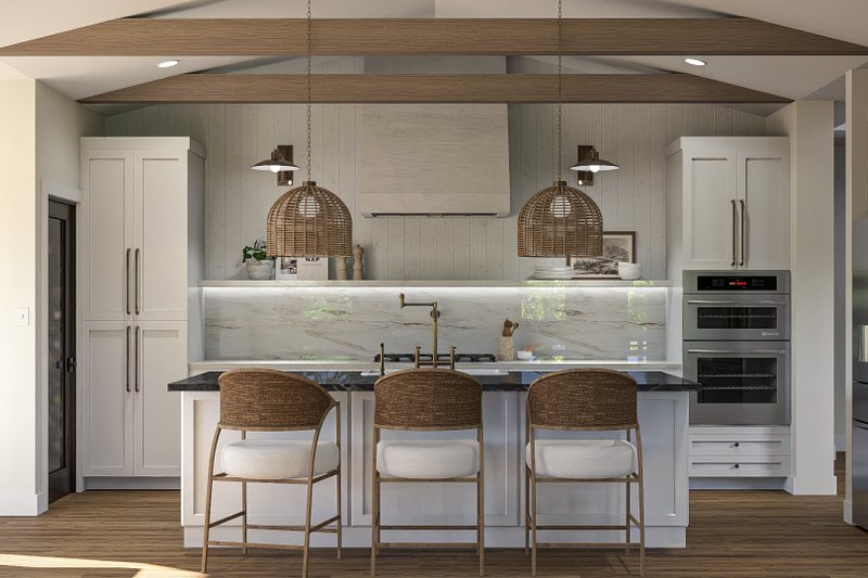 Home Plan - Interior - Kitchen for Beach House Plan #455-594 - 1 bed, 2 bath