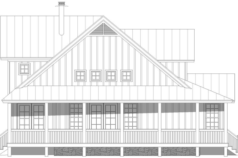 Home Plan - Exterior - Other Elevation for Country House Plan #932-59 - 3 bed, 3.5 bath
