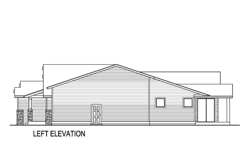 Dream House Plan - Exterior - Other Elevation for Contemporary House Plan #569-90 - 3 bed, 2.5 bath