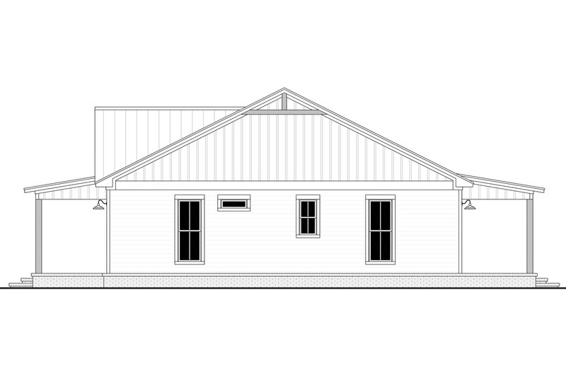 House Plan Design - Exterior - Other Elevation 1 for Barndominium House Plan #430-419 - 2 bed, 2 bath