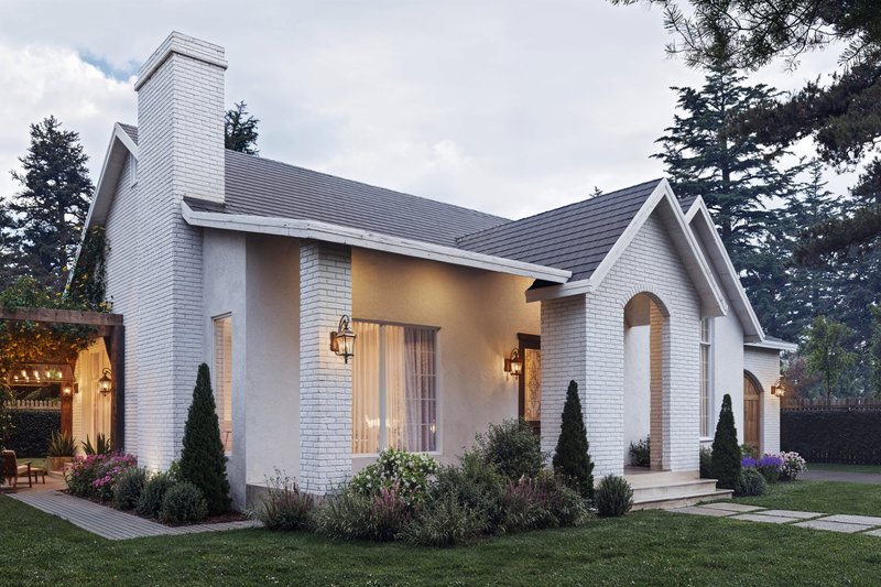 House Design - Exterior - Other Elevation for Cottage House Plan #1066-297 - 2 bed, 2 bath