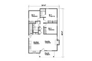 Ranch Style House Plan - 3 Beds 2 Baths 1181 Sq/Ft Plan #22-614 