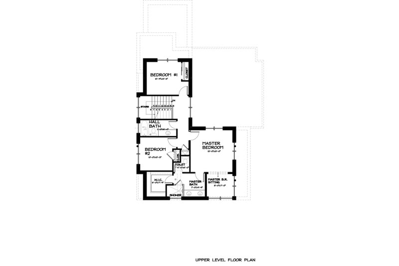 Home Plan - Floor Plan - Upper Floor for Prairie House Plan #895-30 - 4 bed, 2.5 bath