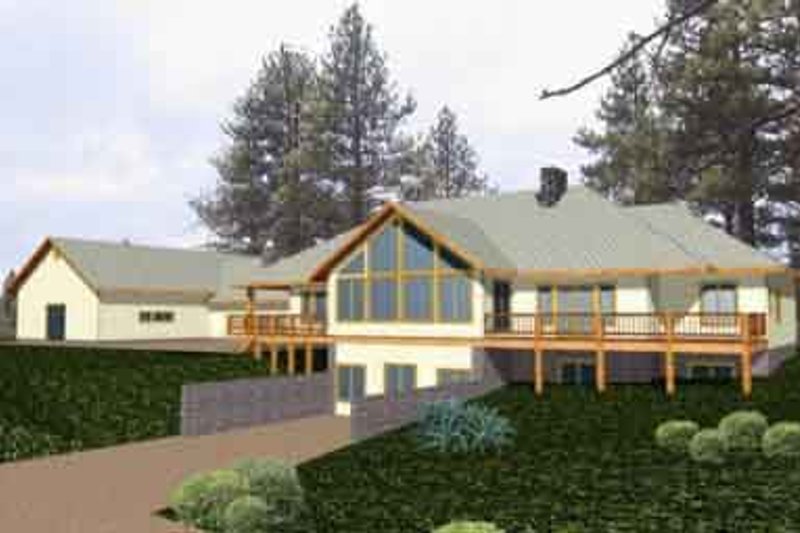 Home Plan - Traditional Exterior - Front Elevation Plan #117-243