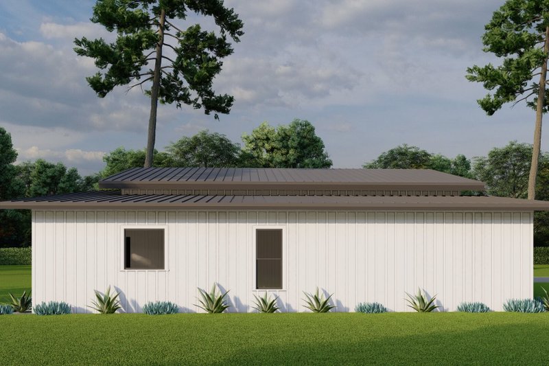 Architectural House Design - Exterior - Other Elevation 4 for Modern House Plan #923-433 - 3 bed, 2 bath