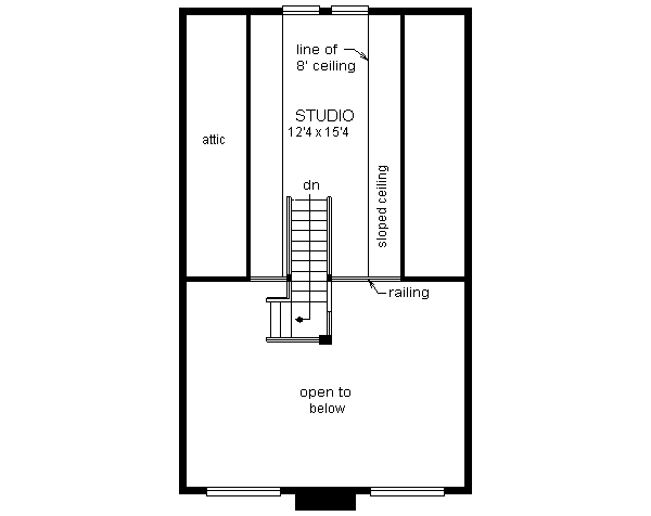 Dream House Plan - Modern Floor Plan - Upper Floor Plan #18-284