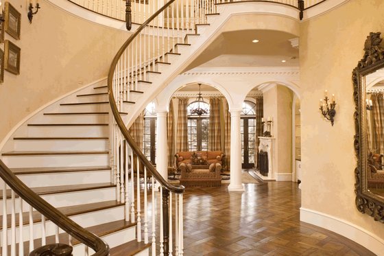 Interior - Entry for Southern House Plan #20-2173 - 6 bed, 6.5 bath