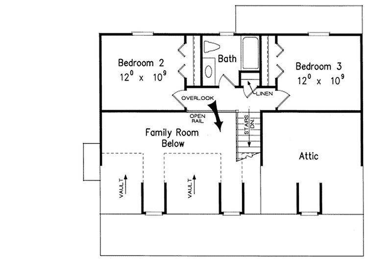 Dream House Plan - Floor Plan - Upper Floor for Country House Plan #927-36 - 3 bed, 2.5 bath