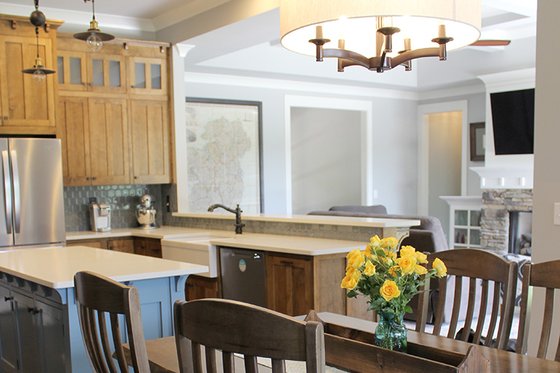 Interior - Dining Room 1 for Craftsman House Plan #929-1025 - 4 bed, 3 bath