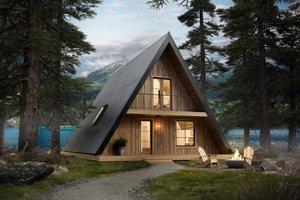 Home Plan - Modern Exterior - Front Elevation Plan #1114-32