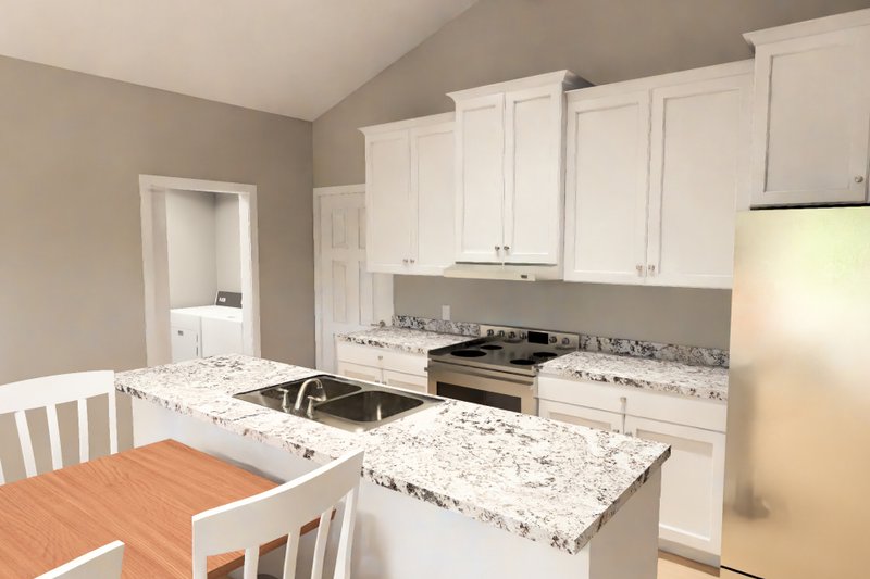 Architectural House Design - Interior - Kitchen 2 for Cottage House Plan #513-2499 - 5 bed, 3 bath