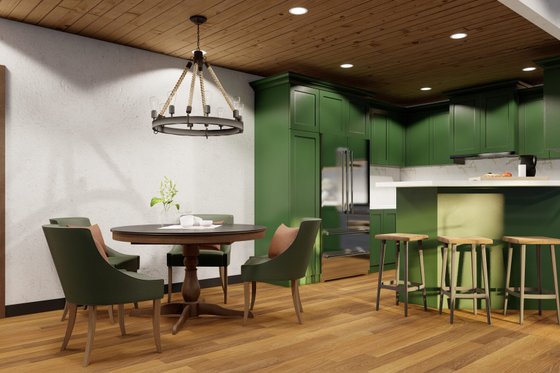 Interior - Kitchen for Craftsman House Plan #17-2816 - 3 bed, 2 bath