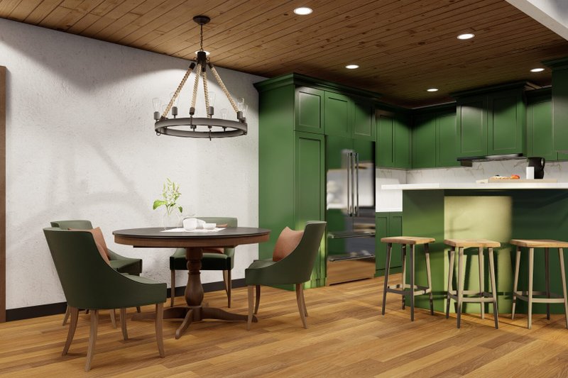 Architectural House Design - Interior - Kitchen for Craftsman House Plan #17-2816 - 3 bed, 2 bath