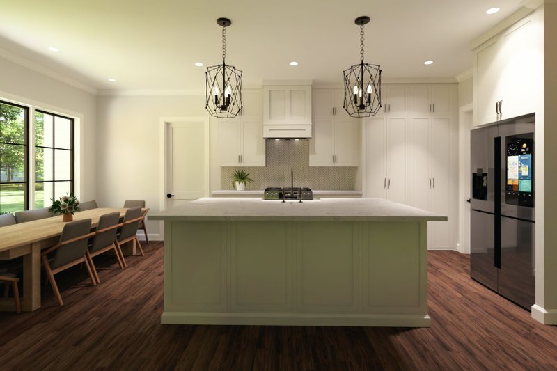 Architectural House Design - Interior - Kitchen for Farmhouse House Plan #1094-30 - 4 bed, 3.5 bath