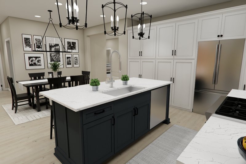 House Design - Interior - Kitchen 1 for Beach House Plan #51-1396 - 3 bed, 2.5 bath