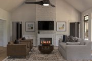 Colonial Style House Plan - 3 Beds 2 Baths 2321 Sq/Ft Plan #455-415 