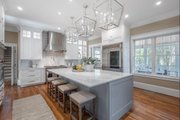 Colonial Style House Plan - 4 Beds 4 Baths 3664 Sq/Ft Plan #137-155 