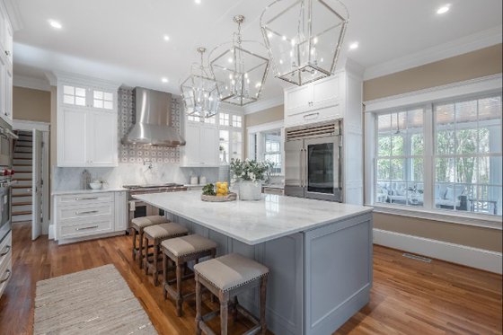 Interior - Kitchen 1 for Colonial House Plan #137-155 - 4 bed, 4 bath