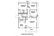 Craftsman Style House Plan - 3 Beds 2 Baths 1064 Sq/Ft Plan #116-304 