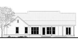 Exterior - Rear Elevation for Farmhouse House Plan #430-163 - 3 bed, 2.5 bath