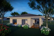 Prairie Style House Plan - 2 Beds 2 Baths 1364 Sq/Ft Plan #70-1523 