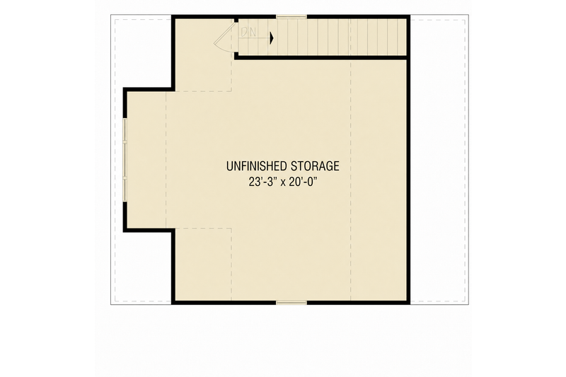 Dream House Plan - Floor Plan - Upper Floor for Traditional House Plan #54-719, 0 bath