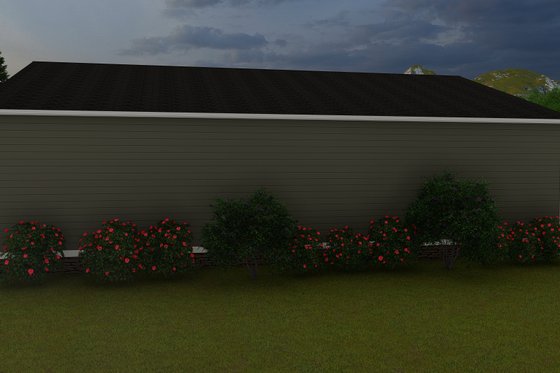 Exterior - Other Elevation 1 for Traditional House Plan #1060-71, 0 bath