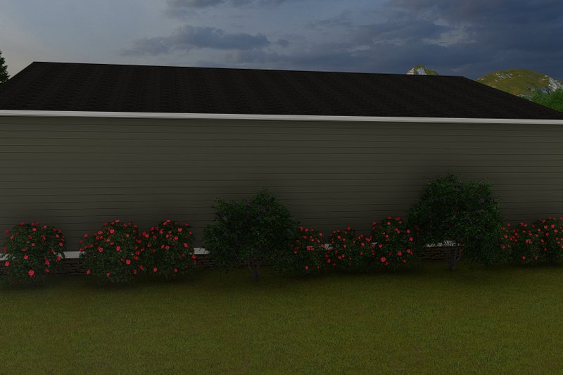 Home Plan - Exterior - Other Elevation 1 for Traditional House Plan #1060-71, 0 bath