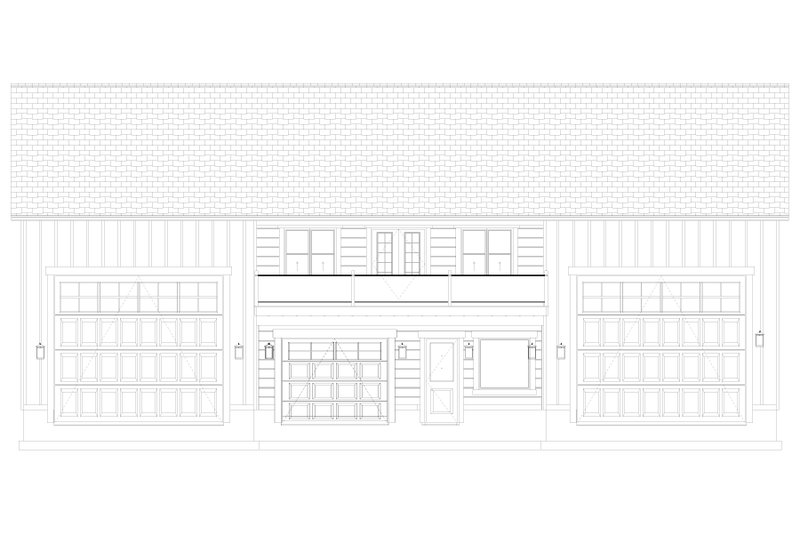 Home Plan - Exterior - Front Elevation 5 for Barndominium House Plan #1060-230 - 1 bed, 2.5 bath